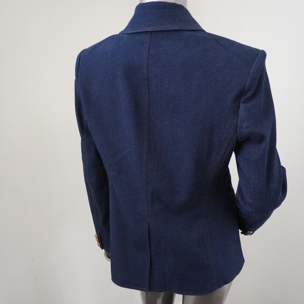 Veronica Beard Aire Dickey Blazer Denim Cotton Jacket Size 6 New Tag $698 - Picture 4 of 16